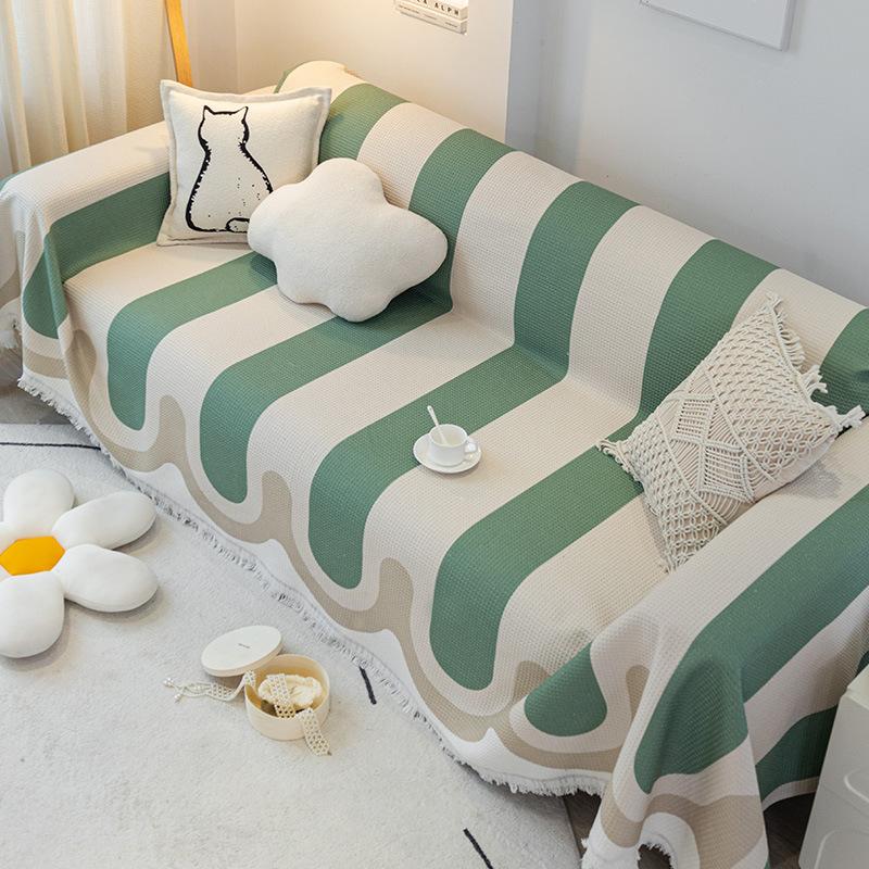 Sofa Cover Cloth Four Seasons Universal Anti-Scratching Living Room Sofa Cover Cover Cloth Simple Modern Universal Cover Blanket