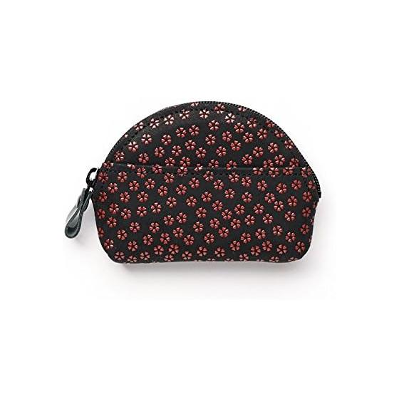 INDEN-YA Genuine Leather "Yama-gata" Zipper Coin Case