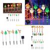 F26C Pack of 6 Solar Christmas Lights with Auto Dusk Sensor Providing Easy Operations for Various Outdoor Celebration