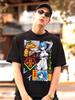 Rei Ayanami Anime T-Shirt – Evangelion Shirt,EVA Tee,Manga Cosplay Merch Summer Unisex Loose and Breathable Cotton T-shirt Top