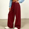 Pantalon de survêtement décontracté ample à jambes larges pour femme, pour un usage quotidien
