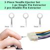 41 PCS Terminal Removal Tool Kit, Depinning Tool Pin Removal Tool, Pin Extractor Removal Tool Kit, Electrical Tools Wire Connector Pin Release