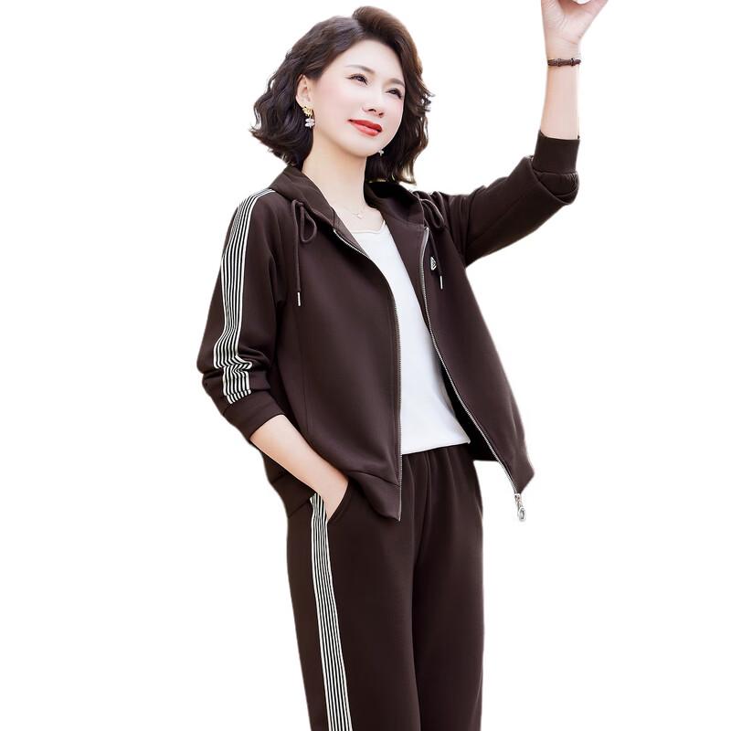 Women's Spring Hooded Two-Piece Casual Sport Suit