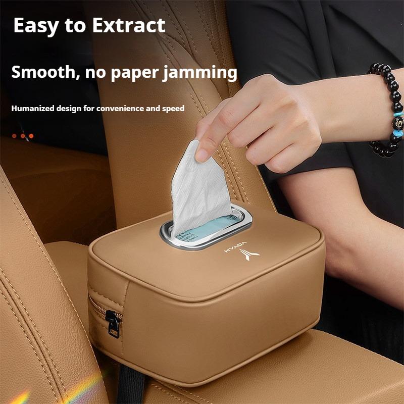 Fit For Voyah Free Dreamer Light Car Taishan Car Tissue Box Napkin Holder Seat Back Storage Bag Interior