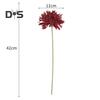 Künstliche Blume, 1 Zweig, frisch, zum Selbermachen, leuchtende Farben, dekorative, elegante Kunst-Dahlienblume mit Stiel, Partyzubehör