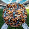 Custom Name Personalized Demon Slayer Print Size 5 Soccer Ball Training & Match Football, for Team, Kicking, Gift for Football Enthusiasts