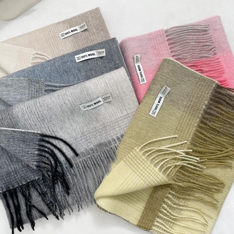 VICTORIA&VERA Gradient 99% Wool Scarf