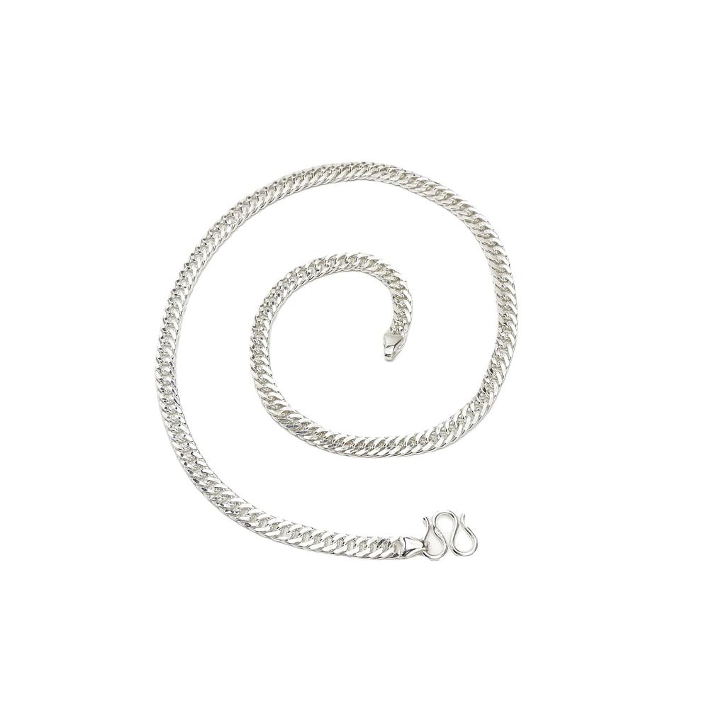 Sterling Silver Necklace Men 'S Hip -Hop Versatile High -End Superficial Domineering Chain
