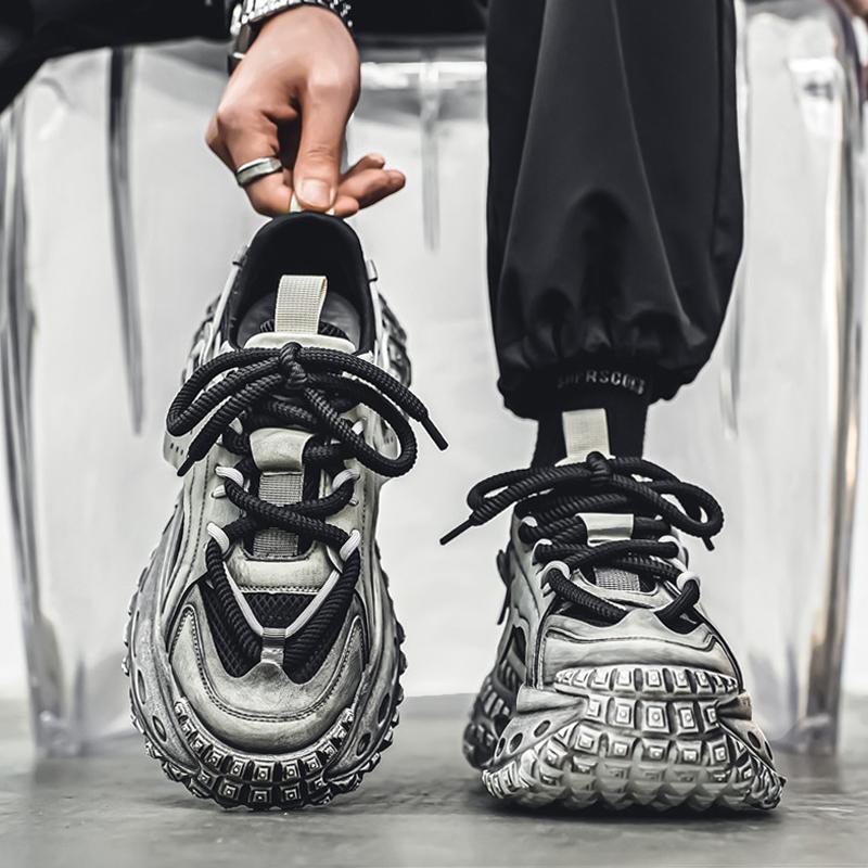 Putian summer breathable tire bottom leisure sports old dirty heightening dad trendy shoes