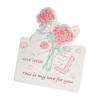 Cute 3D Flower Bouquet Greeting Cards Rose Decoration Cards Message Cards Thank You Card Teacher's Day