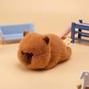 Folivora Capybara Animal Plush Desk Companion Toy Room Decor For Kids Play Sleep
