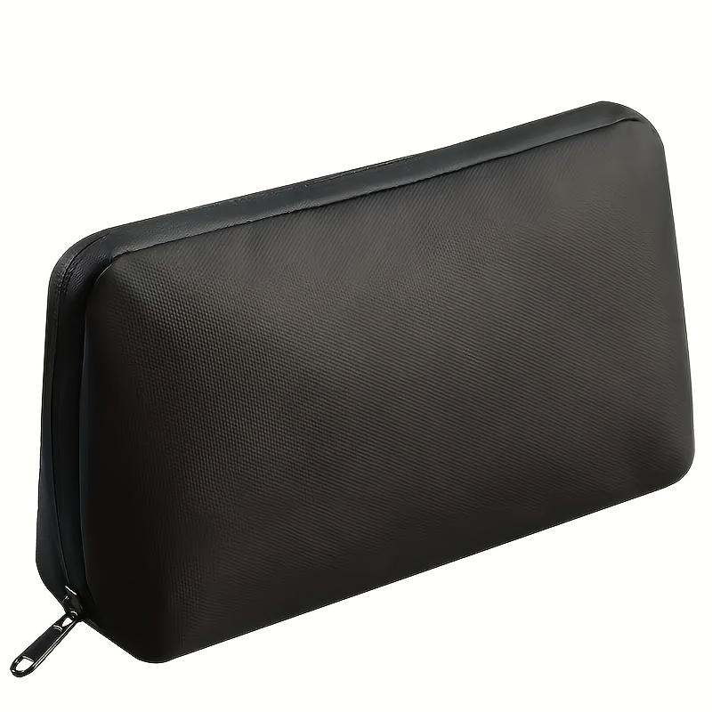 

Slim Zippered Tech & Camera Accessories Organizer Case Multi-Compartment Portable Storage Bag for DSLR Cameras Laptops USB чорний