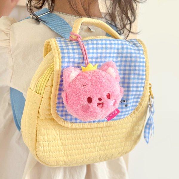Character Plush Name Tag Luggage ID Tag Bag Name Label for Kids