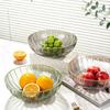 Plastic Fruit Bowl Food Bowls Serving Bowl Eggs Bowl Holder Bowls with Base for Home Decor Parties Birthday Farmhouse Baking