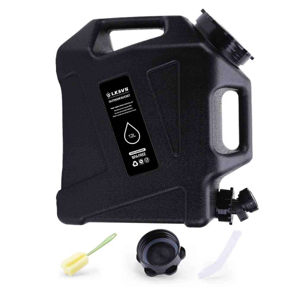 10/11/12L Car Water Bucket Large Capacity Camp Water Container Outdoor Water Bucket Portable Car Water Tank for Cooking Picnic