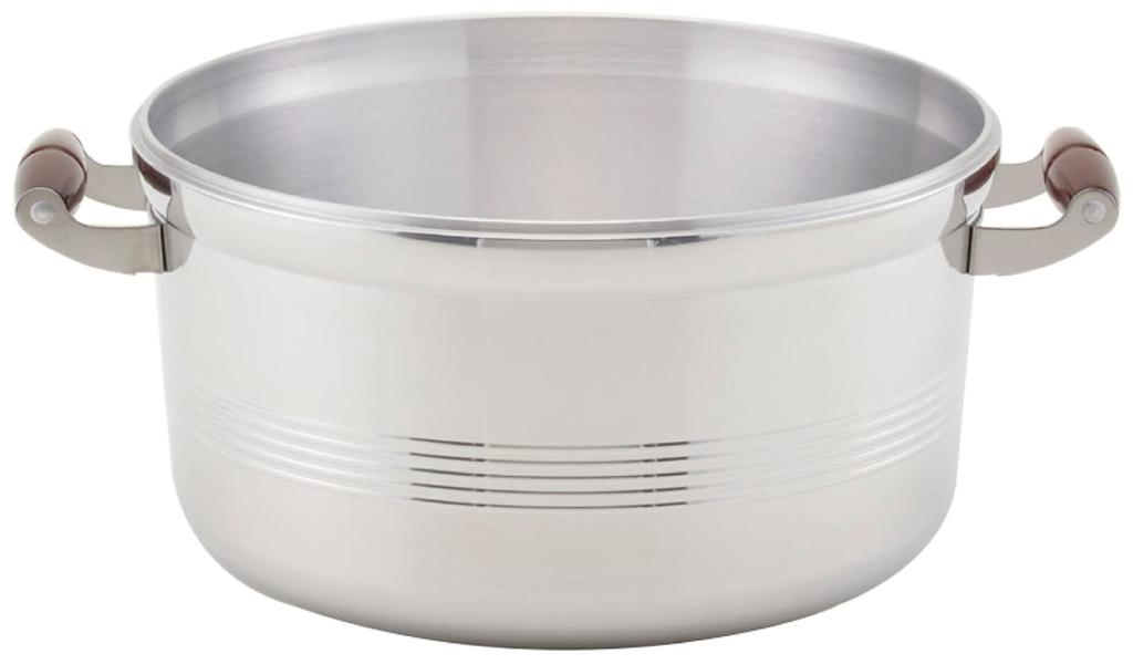 Hokuriku Aluminum Steamer Pot, 30cm, Aluminum, Gas Stove, Made In Japan, Steamed Food, Anodized, DX Chosei Steamer, AL11-RM301