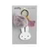GreenFlash Miffy Fur Acrylic Keychain, Gray, BM-456