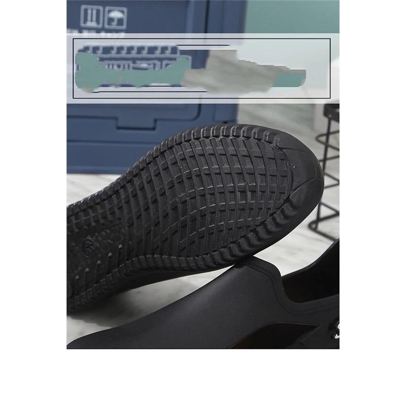 Men's Low Cut Anti Slip And Wear Resistant Work Rain Shoes