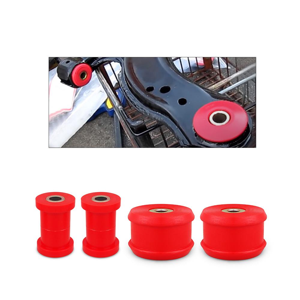 Red Polyurethane Front Control Arm Bushings Kit 22-202 For VW Golf Jetta MK2 MK3 MK4 Beetle 1985-2006