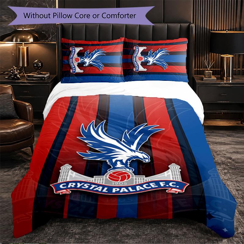 Crystal Palace Themed Bedding 3Pcs Duvet Cover Set Decorative Bed Linen For Teen Room Home Decoration