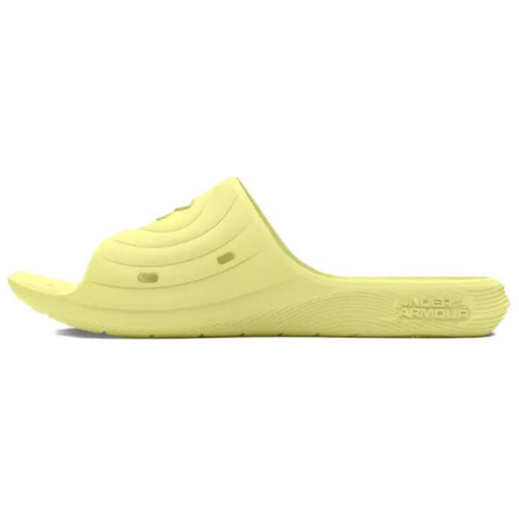 Under Armour Locker 4 Slide Sonic Yellow Men Sneakers 3023758-700 44