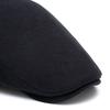 Autumn Winter Solid Color Woolen Cap for Men Women Forward Cap Warm Beret British Newsboy Cap