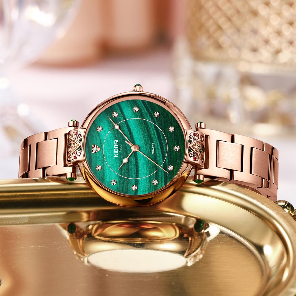 The Watch Is Simple, Light Luxury, Small Green Watch, Fashionable, Exquisite, High-End And High-Value Women'S Watch