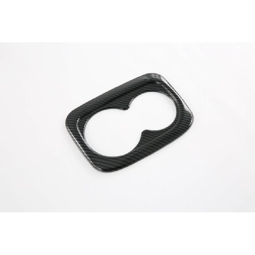 Carbon Fiber Rear Water Cup Holder Cover Trim For - Honda Civic Sedan