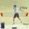 With Carry Bag Badminton Net Easy Setup Badminton Mobile Grid Structure  Badminton