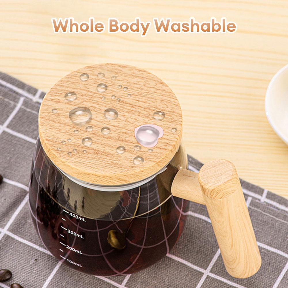 Automatic Stirring Coffee Cup Electric Stirring Mug Self Mixing Water Cup Glass Waterproof Protein Powder Tea Milk Cocoa Mix Cup