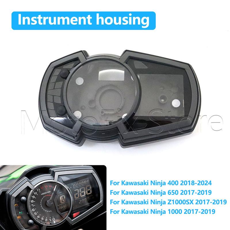 For Kawasaki Ninja 400 2018-2024 Ninja 650 1000 Z1000SX 2017- Tachometer Speedometer Odometer Gauge Case Dashboard Housing