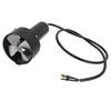 Underwater Thruster 12 To 25.2V Aluminum Alloy Sealed Waterproof Motor Thruster Propeller with 4 Blades for Kayaks