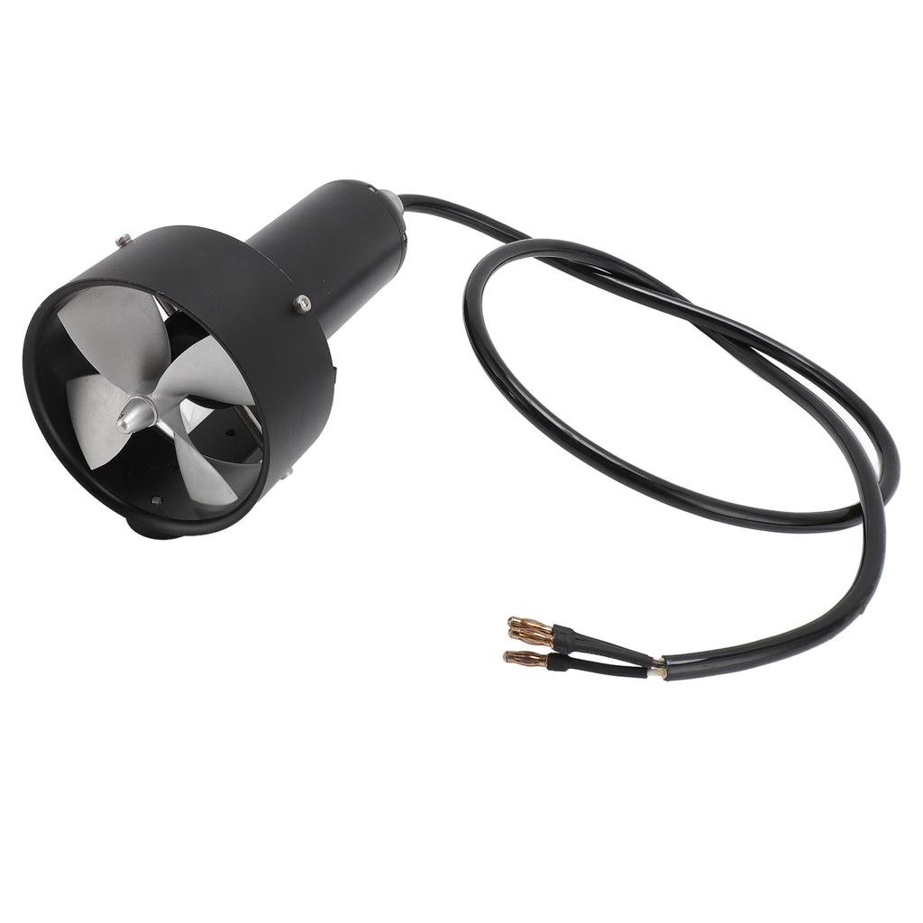 Unterwasser-Triebwerk 12 bis 25,2V Aluminiumlegierung Versiegelt Wasserdichter Motor Triebwerkspropeller mit 4 Blättern für Kajaks