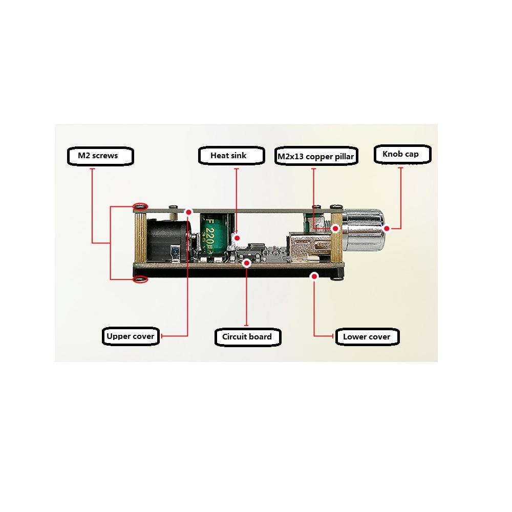 XY-C50L MINI Bluetooth 5.0 bezdrátový audio digitální výkonový zesilovač Stereo deska 50W+50W