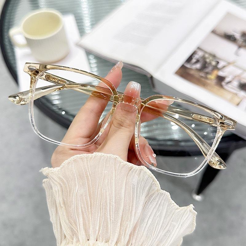 Transparente Kurzsichtigkeitsbrille Damen Herren Blaulichtfilter Quadratisch Minus Dioptrien Brillen Optische Brille Brille Lentes