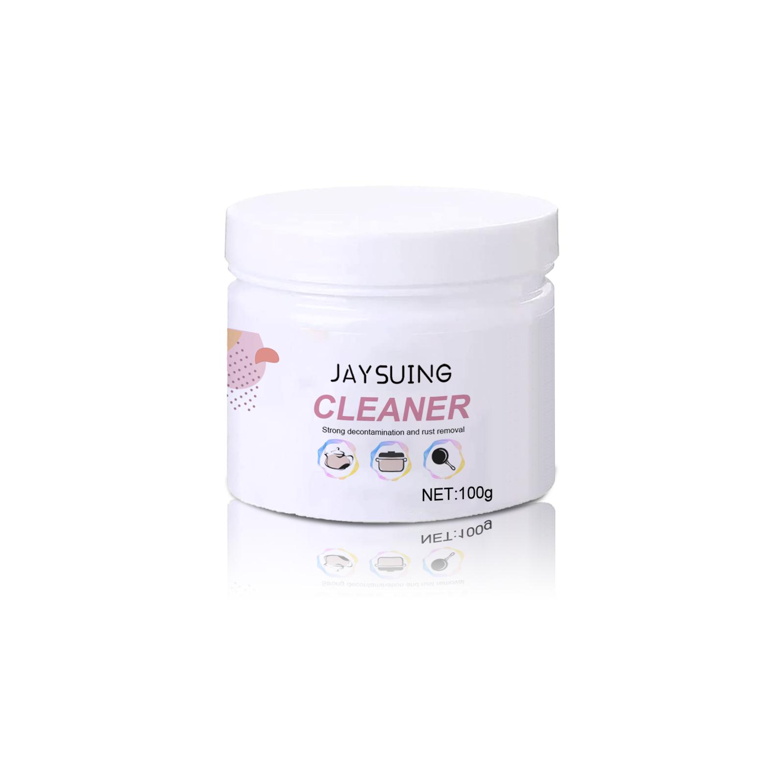 

Multi-Purpose Kitchen Cleaning Powder Heavy Dirt Cleaner Agent For Stove Oven Range Hood Sink Stainless Steel Cleaner Polish 100g