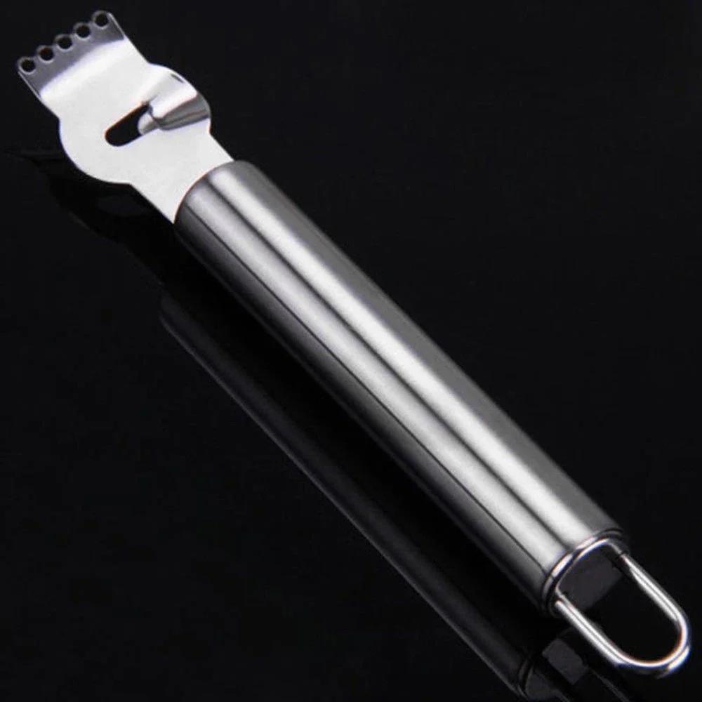 1pcs Stainless Steel Lemon Peeler Orange Fruit Citrus Zester Peeler Kitchen Bar Craft Stainless Steel Knife Peeling Tools