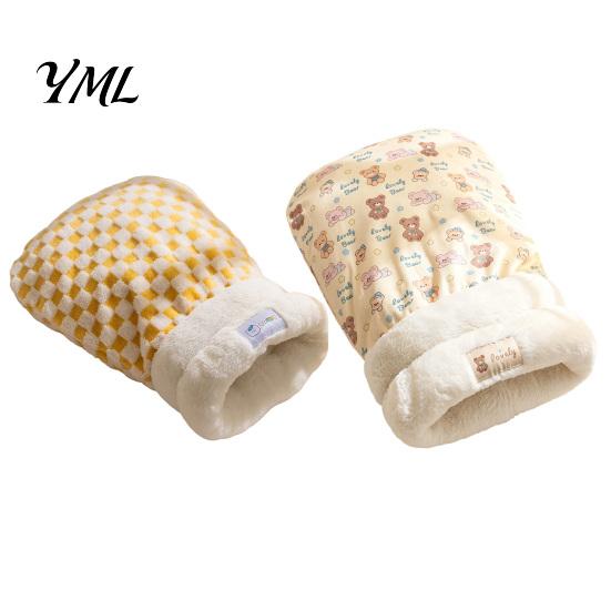 Portable Puppy Sack for Travel Plush Cat Sleeping Bag, Soft Cozy Pet Cave Bed, Fluffy Warm Washable Nest Cold Weather Sack, Snuggle Pouch Indoor