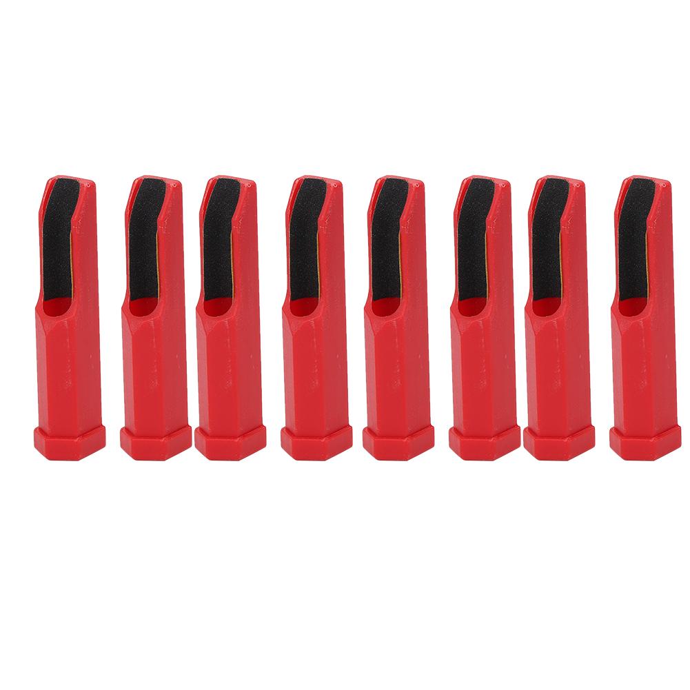 8PCS Plastic Billiard Pool Cue Tip Grinder Trimmer Shaper Snooker Stick Repair Tool Accessory