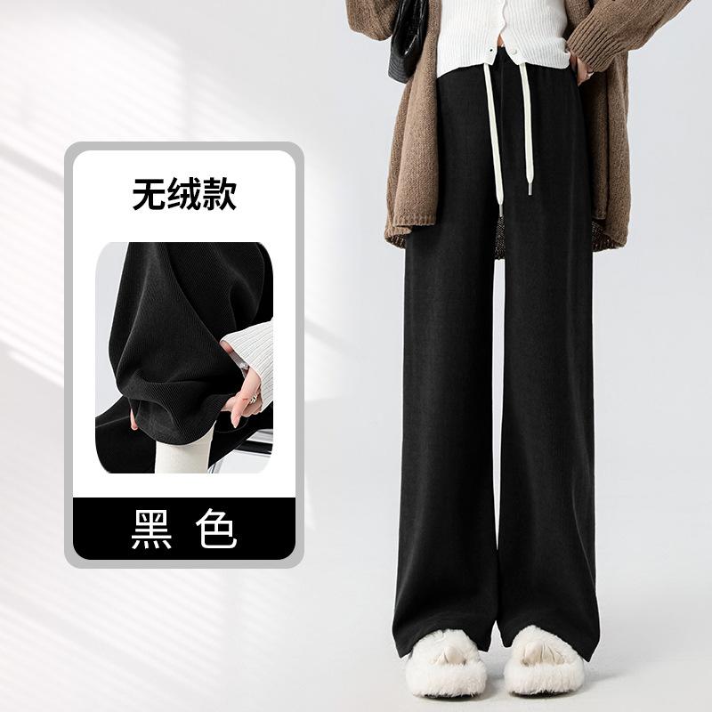 

1/1081 Брюки прямого кроя для беременных, повседневные зимние вельветовые утепленные, из высококачественного европейского хлопкового вельвета, с бандажом на животе, широкие брюки M