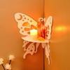 Floating Wall Mounted Shelf Hollow Out Wall Hanging Decor Butterfly Wall Corner Shelf  Wall Corner