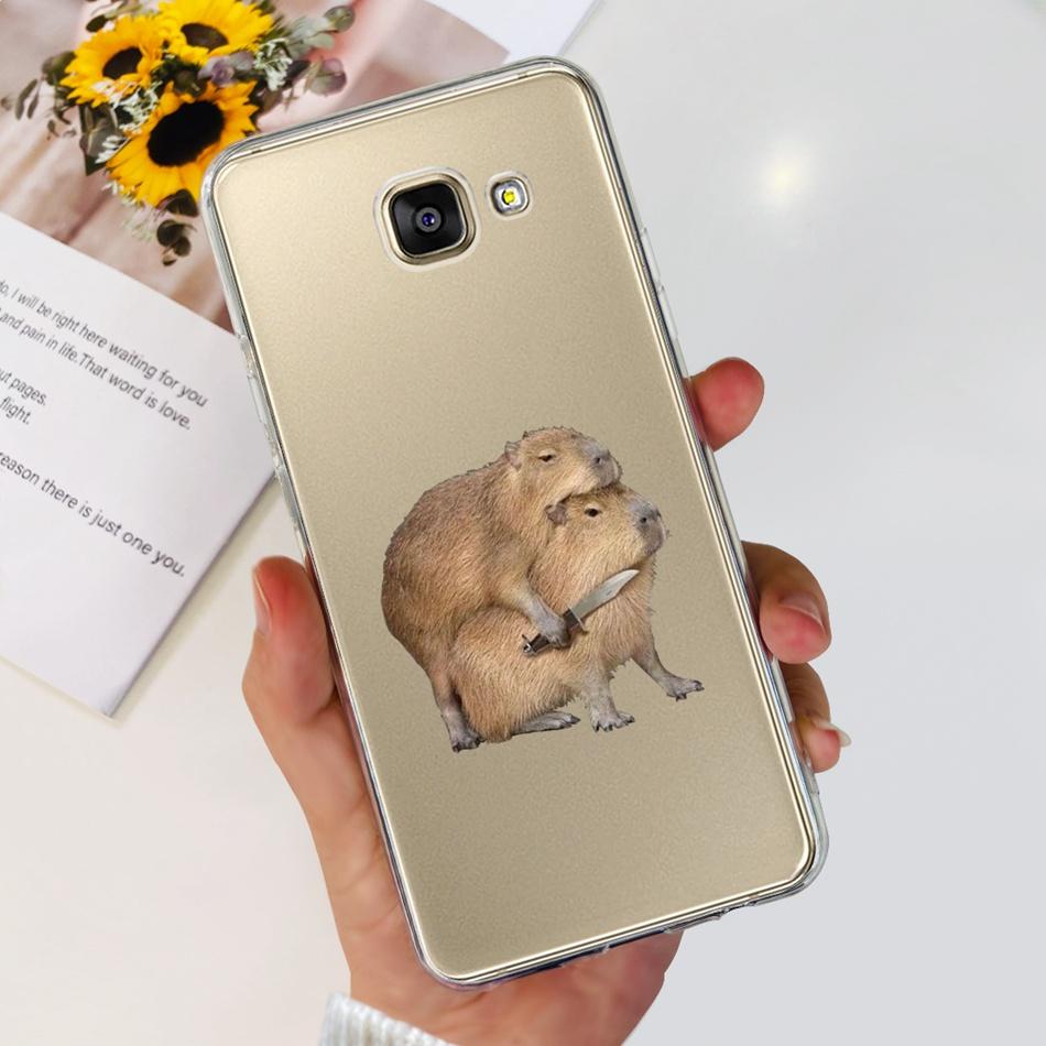 Pour Samsung Galaxy A5 2016 Coque Samsung A5 2017 2015 A500F A520F SM-A510F Impression Élégante Silicone Souple TPU Coque Arrière de Téléphone