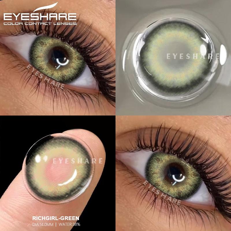 Fashion Gray Lenses 1 Pair Color Contact Lenses for Eyes Blue Eye Lenses Colorcon Brown Colored Lenses Green Contacts