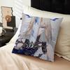 Wuthering Waves Cartethyia Pillow Covers Cartoon Sofa Decorative Home Double-sided Printing Short Plush Cute Cushion Cover
