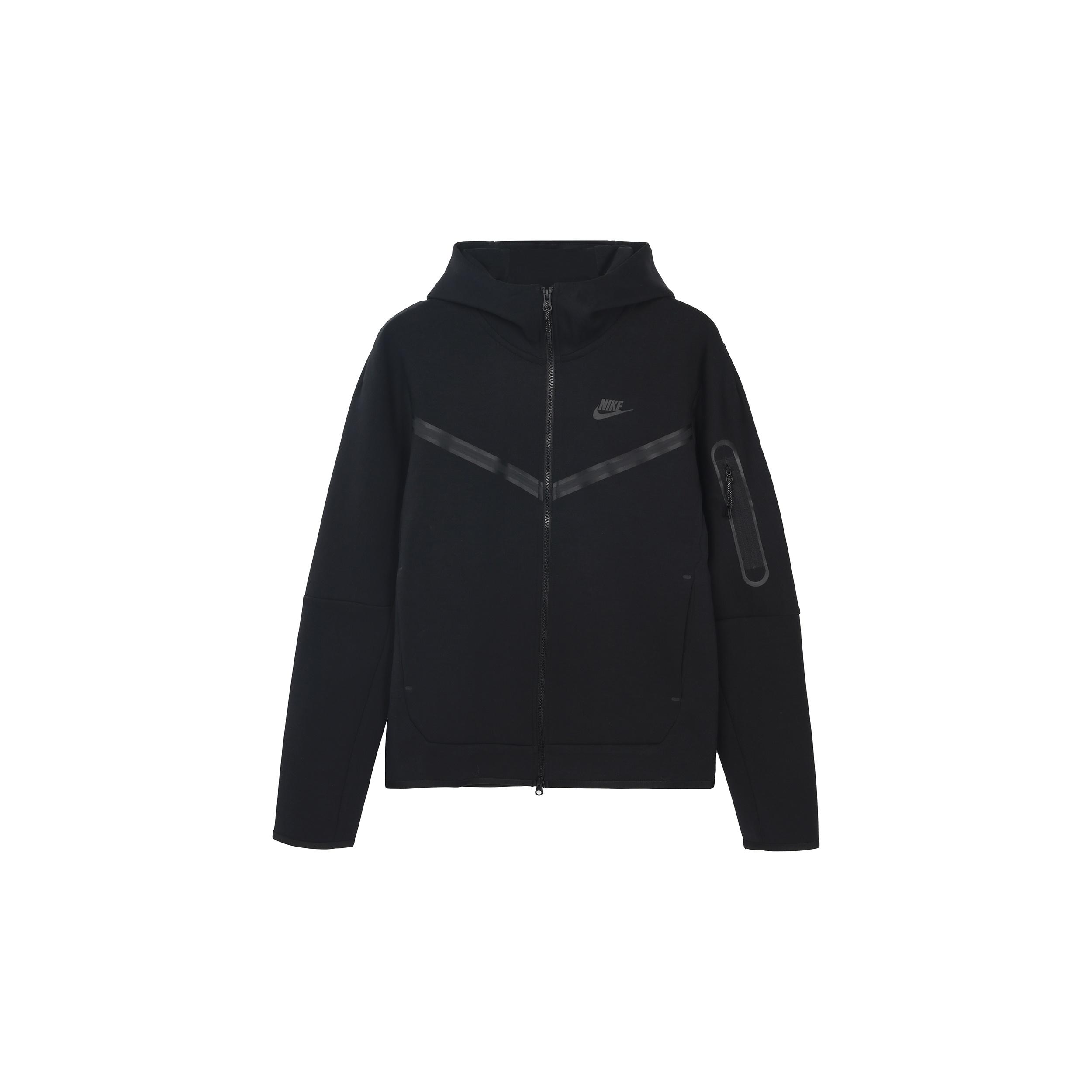 Nike Sportswear NSW Tech Fleece Zipper Jacket Asia Sizing Black Men s CU4490-010 XXL