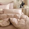 Sleep Grid Thickened Cotton Brushed Digital Printing Series Four Piece Set