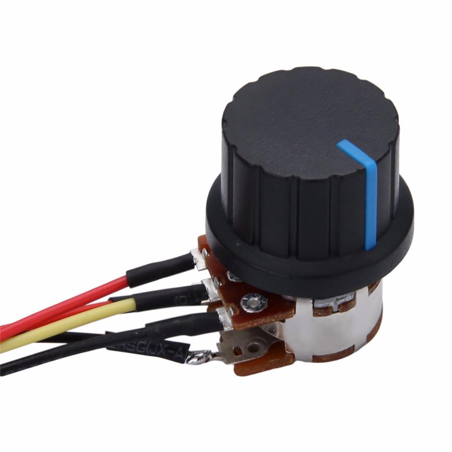 DC 12/24/36/48V 60A PWM Motor Speed Controller CW CCW Reversible Switch