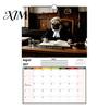 Spiral Bound Calendar 2027 Pugs Working Wall Calendar, Funny Dog Hanging Gift for Lovers 12 Monthly Planner with Unique Illustrations Home Office