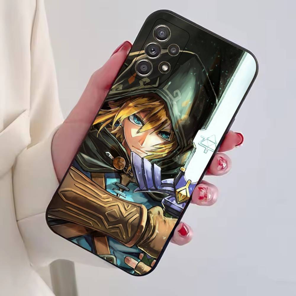 Spiel Z-Zelda L-Link Handyhülle Für Samsung S25,S24,S21,S22,S23,S30,Ultra,S20,Plus,Fe,Lite,Note,10,Schwarze Hülle