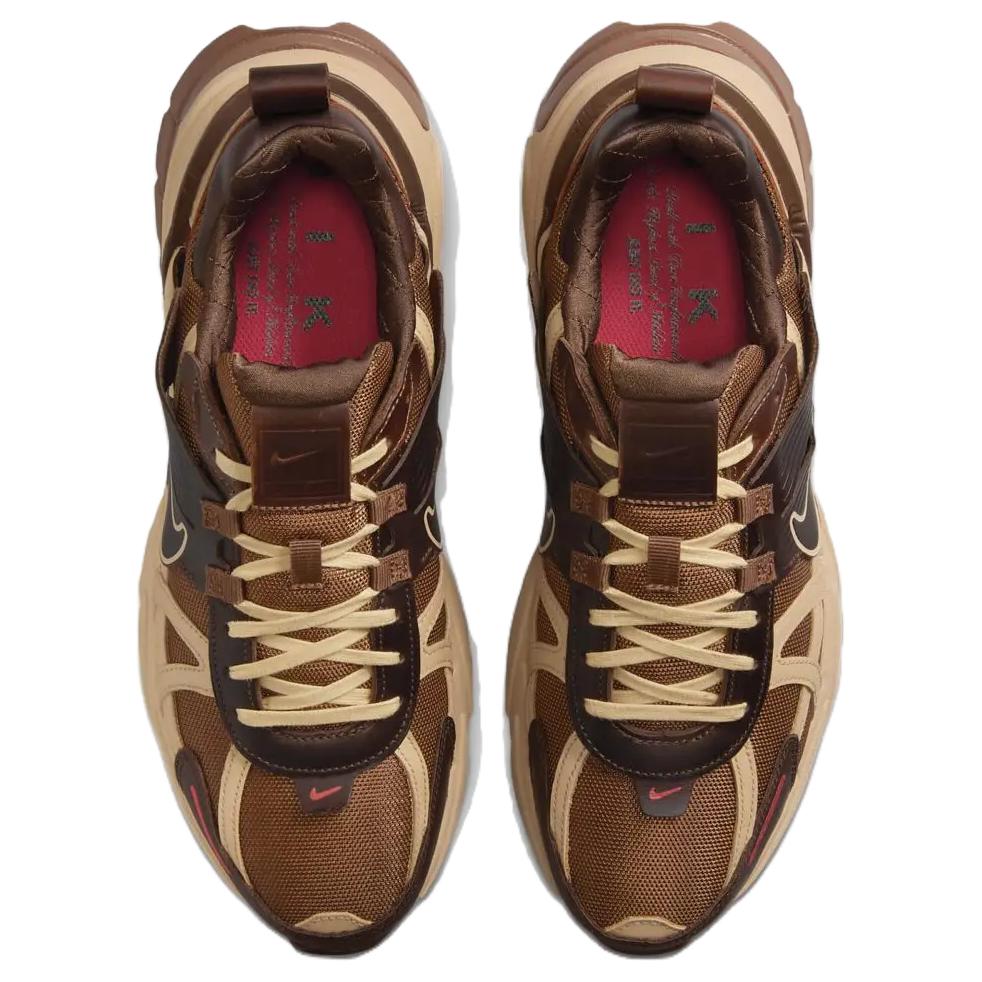 Nike V2K Run Light British Tan Sesame Unisex Sneakers Brown Picante-Red HQ3445-222